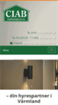 Mobile Screenshot of ciabfastigheter.se
